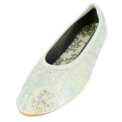 Abbildung von Beck Klassischer Ballerina für Kinder, Größe: 27, Silber Schuhe