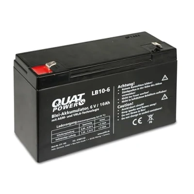 Abbildung von QUATPOWER Blei Akkumulator LB10 6, 6 V /10 Ah