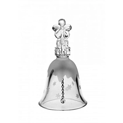 Abbildung von CRISTALICA Tischglocke Geschenk Christmas Imperial 12cm Weihnachten Klingel Bleikristallglas