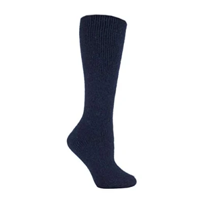 Abbildung von HEAT HOLDERS Damen 2.7 Tog Thermo Winter Warm Knielang Wollsocken (37/42, Indigo (XL.Wool))