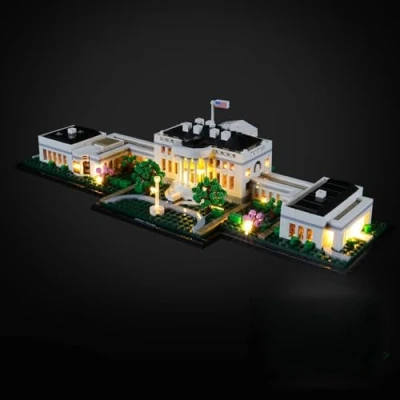 Abbildung von LIGHTAILING Licht Set Für (Architecture White House) Modell LED Kompatibel Mit Lego 21054(Modell Nicht Enthalten)