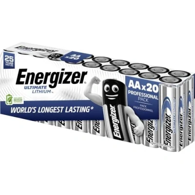 Abbildung von Energizer Ultimate FR6 AA batteri Lithium 3000 mAh 1.5 V 20 stk