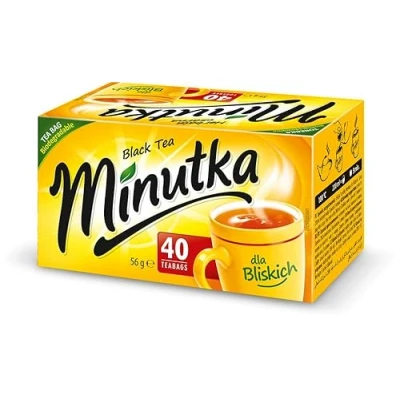 Abbildung von Minutka® Schwarzer Tee 40 Teebeutel 1 Box x 56g Black Tea Hochwertige Mischung Aus Schwarzen Teesorten Schwarzteebeutel Express Cay Vegan Glutenfrei