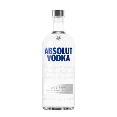 Abbildung von Absolut Vodka Original Absolute Reinheit und einzigartiger Geschmack in ikonischer Apothekerflasche Ideal für Cocktails Longdrinks 1 x 3 l