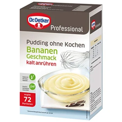 Abbildung von Dr. Oetker Professional, Pudding mit Bananen Geschmack, Ohne Kochen, Puddingpulver in 1 kg Packung, 39 251508