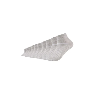 Abbildung von camano Ventilation Quarter Unisex 10 PACK Socken, Größe: 35 38, Fog melange