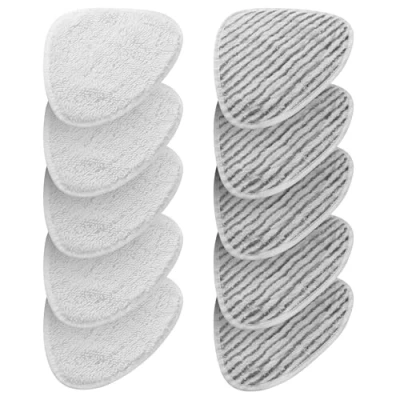 Abbildung von 10 Pack für vileda Steam Plus Dampfreiniger Ersatzbezüge Mikrofasern Set,für ersatzbezüge,für bodenwischer ersatzbezug,Langlebig und Perfekte Passform