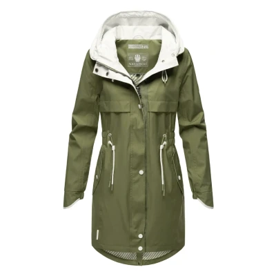 Abbildung von Navahoo Xankaa Regenjacke / wasserabweisende Jacke, Damen, Größe: Medium, Dusty olive