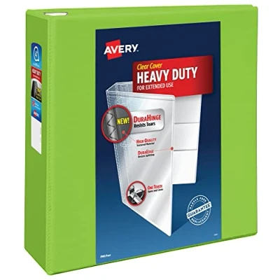 Abbildung von Avery schwere View Binder mit One Touch EZD Ringe 10,16 cm Hellgrün