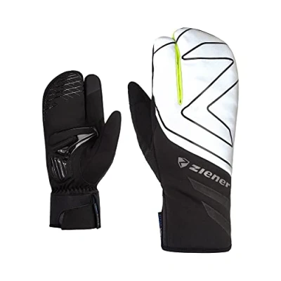 Abbildung von Ziener Unisex DALYO Fahrradhandschuhe, Winter wasserdicht, Soft Shell, gepolstert, Black.Poison Yellow, 8