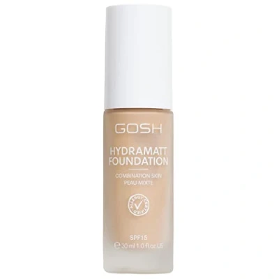 Abbildung von GOSH Foundation mit LSF 15 für helle &amp; dunkle Haut, vegan I Mattierendes Make up trockene, sensible ölige Haut wisch und schweißfest, ölfrei Deckkraft regulierbar, kein Maskeneffekt 006N