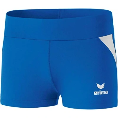 Abbildung von erima Damen Shorts Hot Pant, New Royal/Weiß, 36, 829409