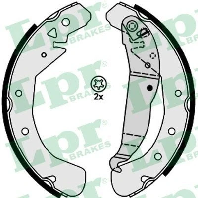Abbildung von LPR 08210 Bremsbacken 230 42 OPEL: Astra G CC, Zafira A, Combo C Tour
