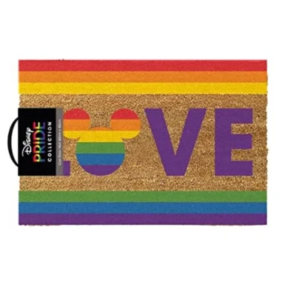 Abbildung von Pyramid Europe Disney Mickey Mouse Fußmatte (Pride Design) 40cm x 60cm Willkommensmatte, Haustürmatte. aus Kokosfasern Offizielles Lizenzprodukt
