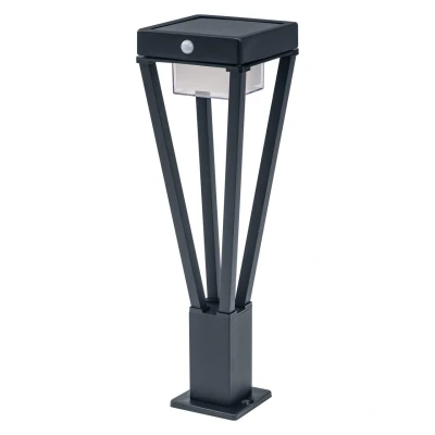 Abbildung von LEDVANCE ENDURA solar BOUQUET GARDEN SENSOR 50cm moderne Wegeleuchte mit Bewegungsmelder, außenTerrassenbeleuchtung und Gartenleuchte, 6W, 3000K, 200 550 Lumen, IP44, schwarz