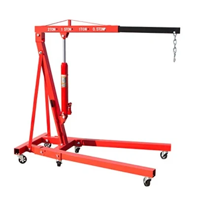 Abbildung von Motorheber 2000 KG Werkstattkran Motorkran Kran klappbar NEU