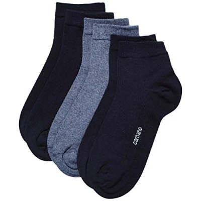 Abbildung von Camano Herren CA Soft Quarter 3 er 3023 Socken, Blau (Navy 4), 43/46