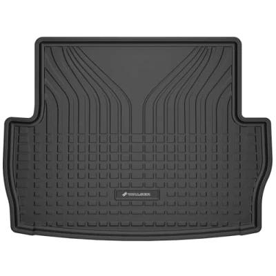 Abbildung von WALSER Premium Kofferraumwanne kompatibel mit BMW 1 (F20) 07/2011 06/2019, 100% passgenaue Kofferraum Schutzmatte Made in EU, robuste Antirutschmatte Auto