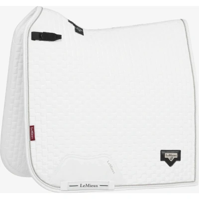 Abbildung von Le Mieux Zadeldek Puissance Suede voor leeg wit maat dr cob