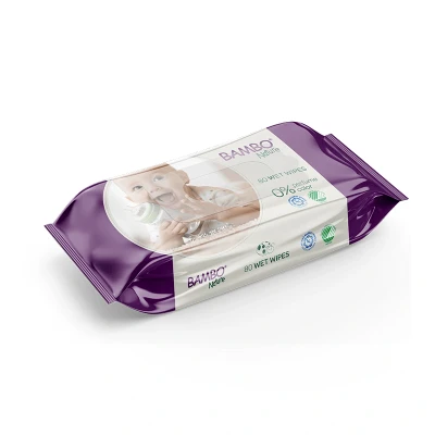 Abbildung von Bambo Nature Feuchttücher Newborn Essentials Eco Labelled Baby Sanfte &amp; Weiche Tücher Feuchtigkeitsspendende Hautfreundliche für Unterwegs Nachhaltige
