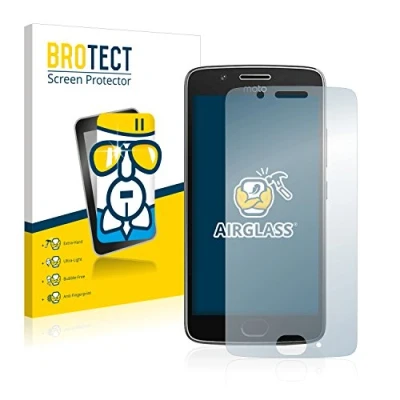 Abbildung von BROTECT Schutzglas für Lenovo Moto G5 Schutzfolie Panzer Folie Glas [Extrem Kratzfest 9H, Anti Fingerprint, Ultra Transparent]