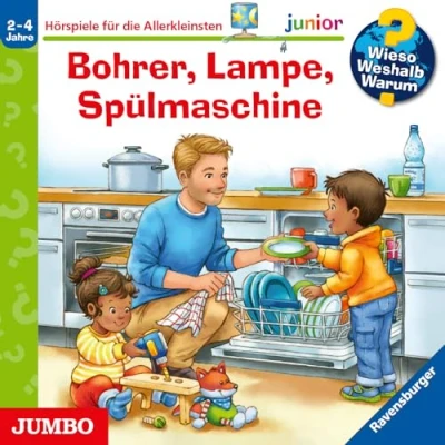 Abbildung von Wieso? Weshalb? Warum? Junior:Bohrer, Lampe, Spülm