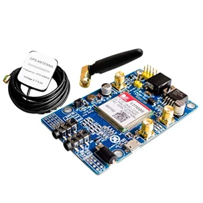 Abbildung von SIM808 Modul GSM GPRS GPS Entwicklungs Brett IPX SMA mit Antenne
