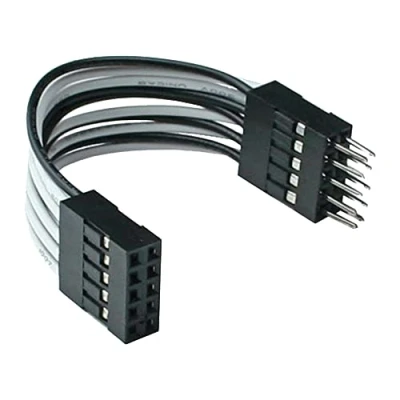Abbildung von InLine 33440K USB 2.0 Verlängerung, intern, 2x 5pol Pfostenstecker auf Pfostenbuchse, 5cm