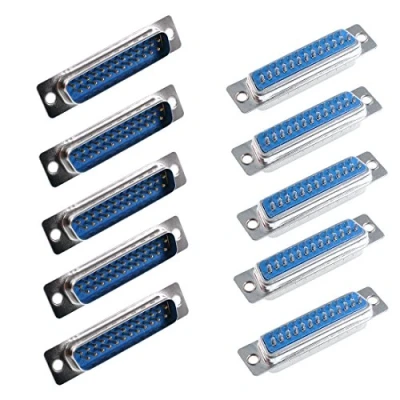 Abbildung von Oiyagai 10 STK. DB25 Lötmittel Typ D Sub Lötbecher Stecker Adapter