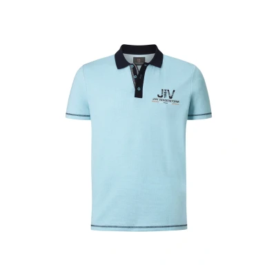 Abbildung von Jan Vanderstorm Alberich Poloshirt, Herren, Größe: Large, Türkis melange