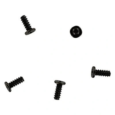 Abbildung von Perfect Part: 5 Stück PS4 Controller DualShock 4 Reparaturteil Ersatzschrauben (Schwarz, M5 x 10mm, Pozidriv, Rundspitze, Außensechskant, Legierter Stahl)