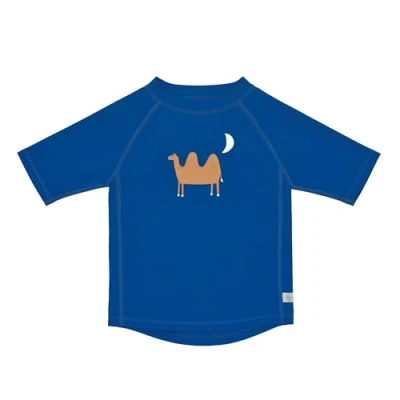 Abbildung von LÄSSIG Baby Kinder Schwimmshirt Badeshirt kurzarm mit UV Schutz/Short Sleeve Rashguard Camel blue, 25 36 Monate, Größe: 98