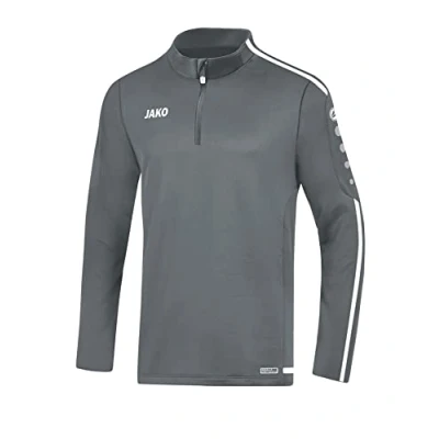 Abbildung von JAKO Herren Trainingsziptop Striker 2.0, steingrau/weiß, L, 8619