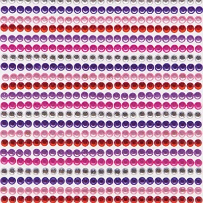 Abbildung von Baker Ross AT369 Selbstklebende Edelsteine, Rot, Rosa und Violett, 900 Stück, verschiedene Schmuckaufkleber, Bastelverzierungen für Kinder, Kunst Handwerk, Dekoration