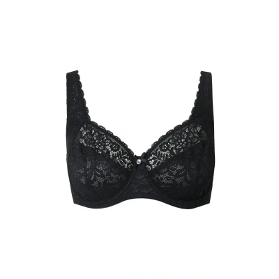 Abbildung von Ulla Popken Bügel BH, Damen, Größe: 115G, Black