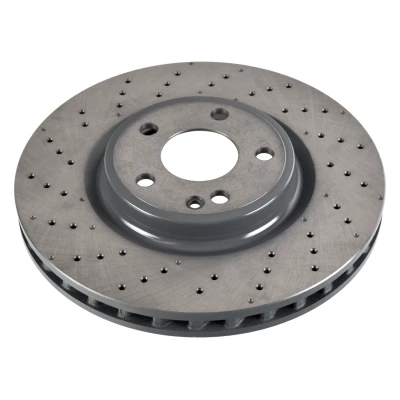 Abbildung von BLUE PRINT ADU174395 Bremsscheibe Vorderachse 320 30 5 112 gelocht/innenbel. beschichtet MERCEDES BENZ: A Klasse, B CLA Coupe