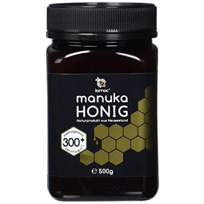 Abbildung von Larnac Manuka Honig 300+ MGO aus Neuseeland, 500g, zertifizierter Methylglyoxalgehalt