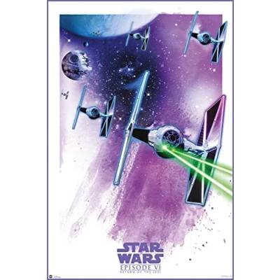 Abbildung von Nifty Star Wars Poster Episode VI Retrun of The Jedi Tie Fighter Krieg der Sterne (91,5 x 61 cm)