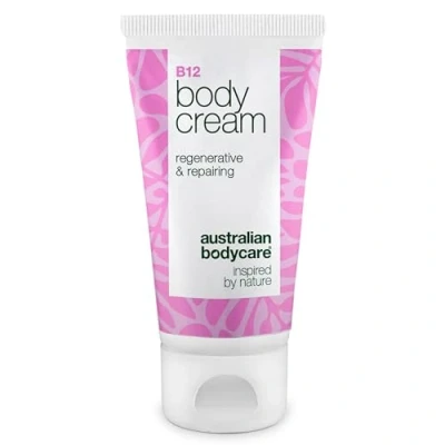 Abbildung von Feuchtigkeitsspendende Vitamin B12 Body Cream Pflege für trockene &amp; gereizte Haut Schützt beruhigt Ideal empfindliche Mit Ectoin Allantoin