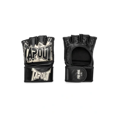 Abbildung von Tapout MMA PRO Fight Handschuhe aus Leder (1 Paar) MMA, Black/Ecru, L, 960005