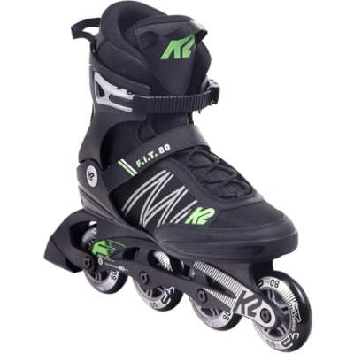Abbildung von K2 Skates Herren Inline F.I.T. 80, black green, 30E0873.1.1.075