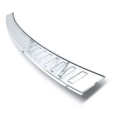 Abbildung von teileplus24 AL107 Ladekantenschutz Aluminium kompatibel mit VW Sharan 2 Seat Alhambra 7N 2010 , Farbe:Silber
