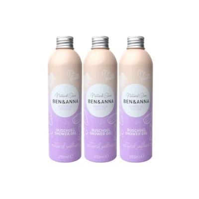 Abbildung von Ben &amp; Anna Duschgel Magnolia 3er Pack Shower Gel Naturkosmetik, Vegan, Ohne Plasik, Alu Dose (3)