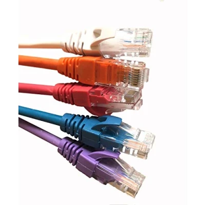 Abbildung von Smedz 0,75 Meter CAT6 LSZH UTP Kupfer LAN Patchkabel mit Snagless RJ45 Steckern Rot