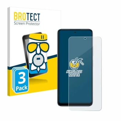 Abbildung von BROTECT Entspiegelungs Schutzglas für Xiaomi Redmi Note 12 4G (3 Stück) Schutz Folie Panzerfolie Glas Matt [Extrem Kratzfest 9H, Anti Reflex]