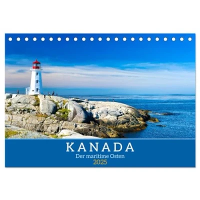 Abbildung von KANADA Der maritime Osten (Tischkalender 2025 DIN A5 quer), CALVENDO Monatskalender