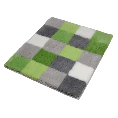 Abbildung von Kleine Wolke Caro Badteppich, 100% Polyacryl, distel, 55 x 65 cm, 4004478268104