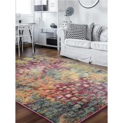 Abbildung von benuta Vintage Teppich CASA Mehrfarbig 240 x 340 cm für Wohnzimmer, Schlafzimmer und Flur Pflegeleicht Fußbodenheizung Geeignet