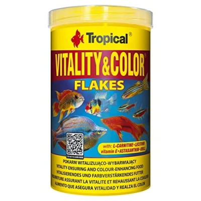 Abbildung von Tropical Vitality&amp;amp Color vitalisierendes und färbendes Futter für Fische 1000ml/200g