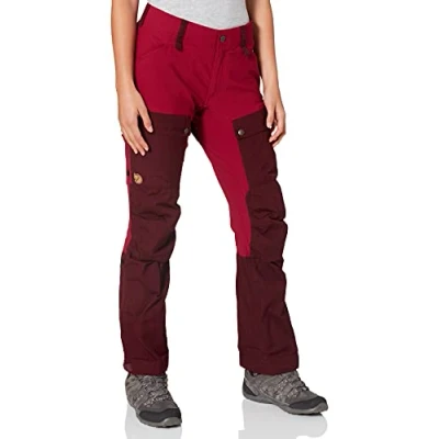 Abbildung von FJALLRAVEN Damen Keb Trousers Curved W Hose, Dunkles Granatrot/Pflaume, 40